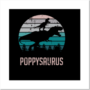 Poppysaurus T-Rex Dinosaur Posters and Art